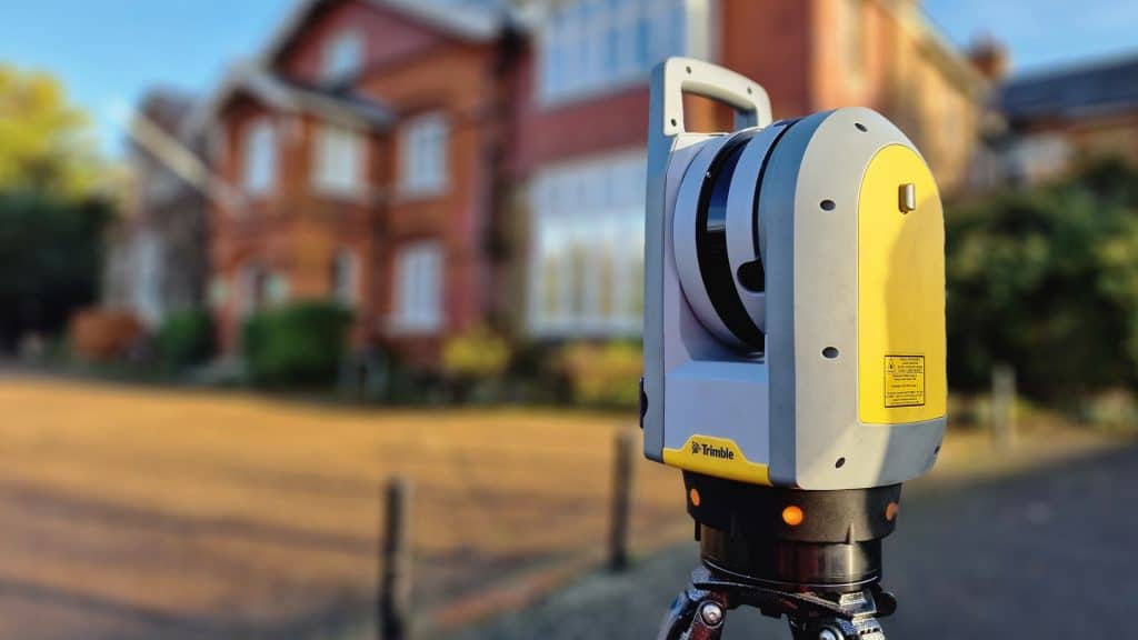 Trimble scanner.